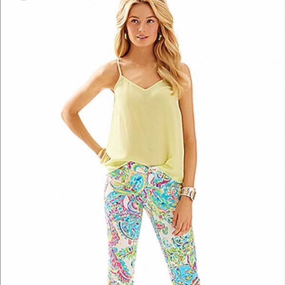 Size 4 Lilly Pulitzer Kelly Pants in ‘Toucan Play’